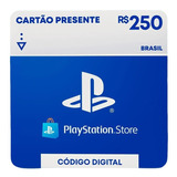Cartão Playstation Store Brasil R$ 250 Reais - Gift Card