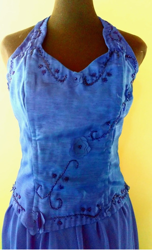 Vestido Conjunto Azul