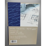 Papel Vegetal A3 90/95gr 297x420 Com 100 Folhas