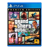 Gta 5 Premium Ps4 Grand Theft Auto V Mídia Física Lacrado