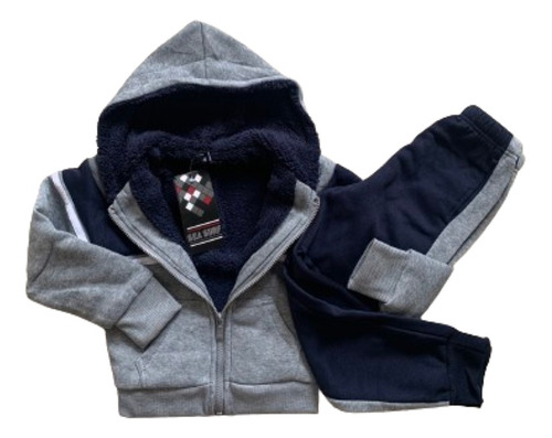 Conjunto Moletom Sea Surf Infantil Toda Forrada Frio Intenso