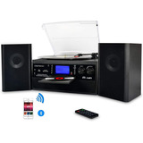 Tocadiscos Digitnow, Bluetooth, Reproductor De Cd Y Casette