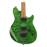 Evh Wolfgang Standard Qm Guitarra Eléctrica - Verde Transp. Color Verde Transparente