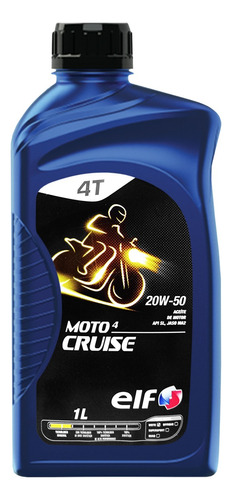 Aceite Elf Cruise Moto 4t 20w50 Mineral Siamotos+
