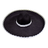 Sombrero Mexicano Negro Grande X1 Uni