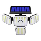 Reflector Integrado Panel Solar Exterior Sensor Movimiento