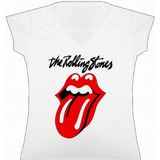 Blusa Rolling Stones Rock Metal Bca Tienda Urbanoz