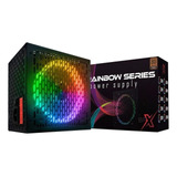 Fonte De Alimentação Para Pc Brx Gamer Rainbow Series 750w 7