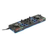 Controlador De Dj Con 2 Mezcladoras, Color Negro 4780884