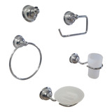 Kit Set Accesorios Baño Hidromet Hold X 5 Piezas