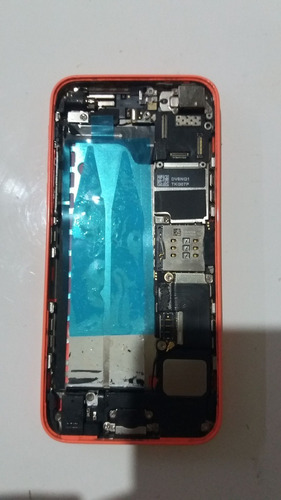  iPhone 5c 16 Gb Rosa S/ Bateria Placa Com Icloud On