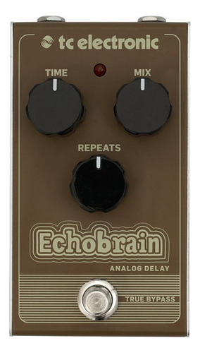 Tc Electronic Echobrain Pedal Delay Análogo Para Guitarra Color Café