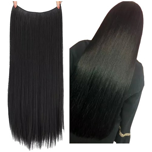 Aplique Mágico Cabelo Fio Invisível Secret Extensions 80cm