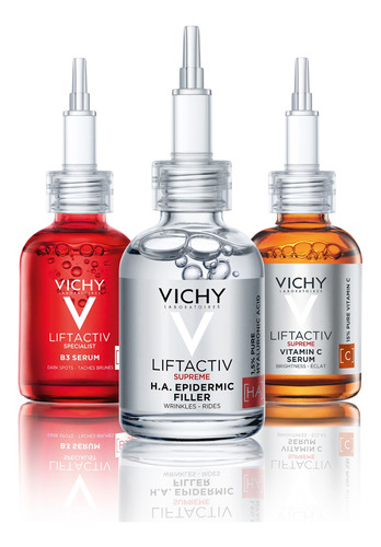 Kit Vichy Liftactiv Súper Serums Antiedad Ha Filler B3 Vit C