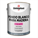 Fondo Blanco Para Madera Sinteplast 4 Lts Pintura