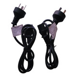 Cable Power Alimentación 220v / Pc / Monitor  1.2m Tres Pata