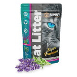 Arena Gatos Importada Aroma Lavanda 3kg Aglutinante Sunny