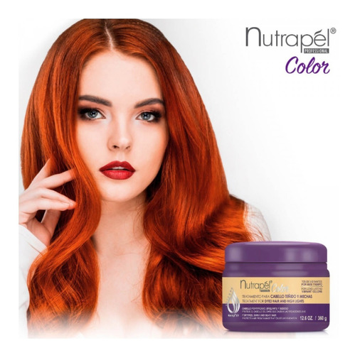 Nutrapel Tratamiento Para Cabello Teñido Tarro  360gr