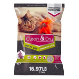 Arena Para Gato Clean & Dry Super Premium 15.4 Kg