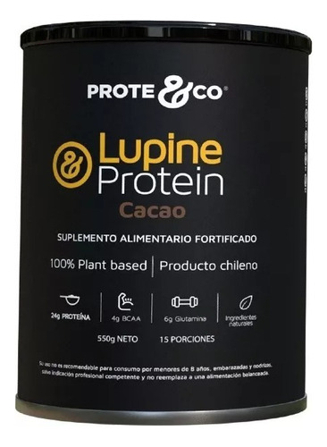 Prote&co - Proteína Vegana Lupino Cacao 550g