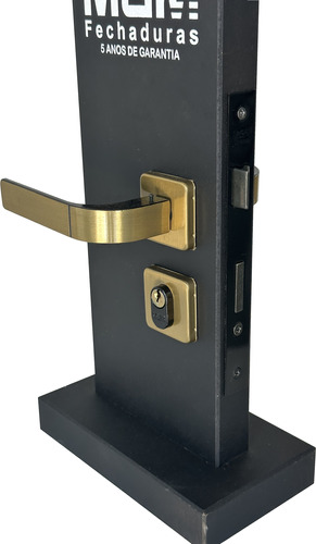 Fechadura Para Porta Externa Roseta 40mm Mgm Módena Bronze