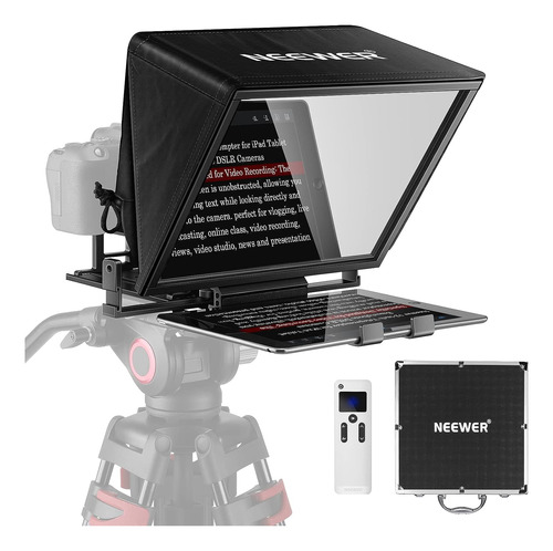 Neewer Teleprompter X14 Con Control Remoto Y De Aplicaciones