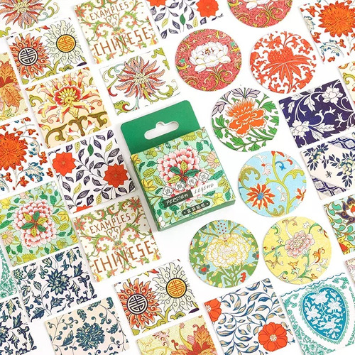 Stickers Cajita X46 Leyenda Persia Pattern Bujo Scrapbooking