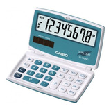 Calculadora Plegable Casio Sl-100nc Numeros Grandes Color Azul