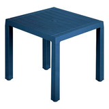 Mesa Baru Rimax Apariencia Madera Azul Petróleo