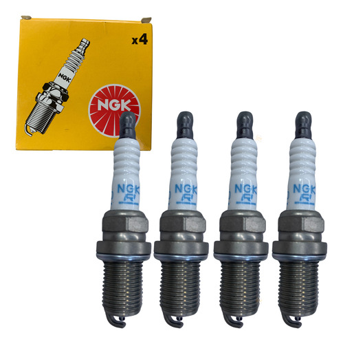 Jogo 4 Vela Ngk Bkr7esb Vw Spacefox 1.6 8v 2012