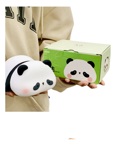 Luminária De Silicone Nocturna Sensor De Toque De Usb Panda