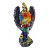 Santa Muerte Ángel De La Abundancia, Mil Colores 65 Cm 