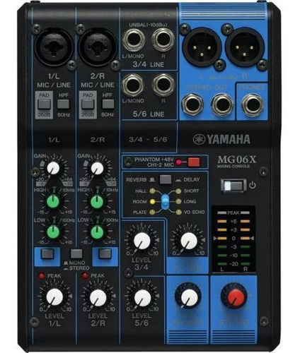 Mesa De Som 6 Canais Mg06x Yamaha