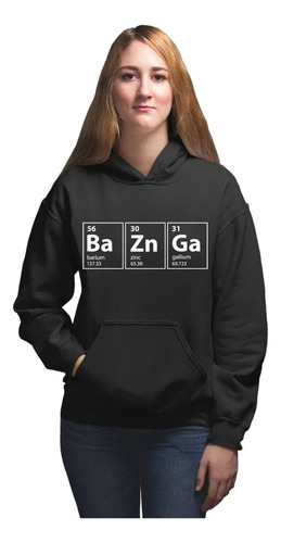 Sudadera Mujer Gorro Bazinga Element Big Bang Theory