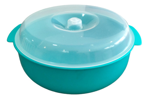 Ensaladera Bowl Con Tapa Plastico C Asas Grande Campana 4 L