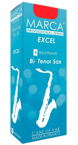 Caña De Madera Para Saxofón Tenor Bb 2.5 Excel Ex625 