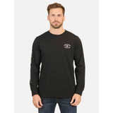 Polera Extradic Negro Hombre Maui And Sons