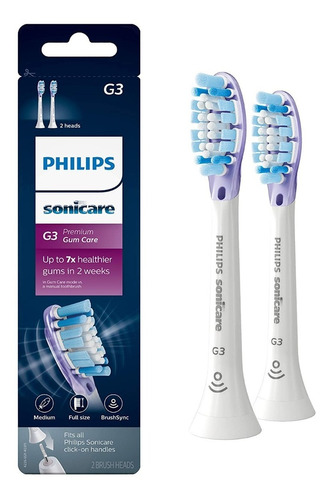 Philips Sonicare Repuesto Cepillo Encías G3 2pk Hx9052/65 Bl