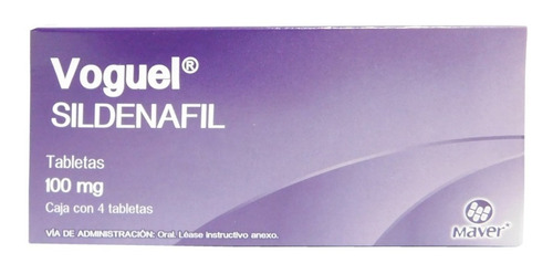 Voguel Sildenafil De 100 Mg Caja Con 4 Tabs