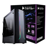 Gabinete Gamer Bluecase Bg-011 Led Frontal Rgb Acrilico