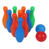 Toddmomy Juego De Bolos De Plastico Mini Bowling Toy Kids Bo