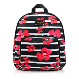 Mochila Bolsa Escolar Feminina Costas Estampada Flores