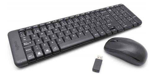 Kit Teclado + Mouse Inalambrico Logitech Mk220 Usb Español