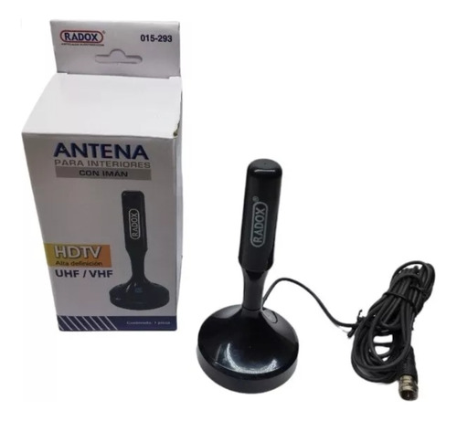 Antena Tv Hd Hdtv Alta Definicion Con Iman Radox  Interior 