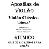Métodos De Violãoviolão Clássico Vol 1 + Manual De Ritmos 