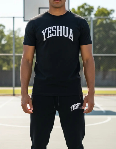 Conjunto De Pans Y Playera Cristiana Yeshua Desing