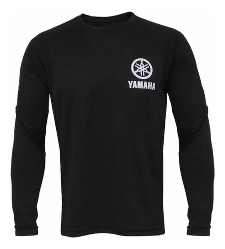 Polera Térmica Primera Capa De Hombre Yamaha Negro