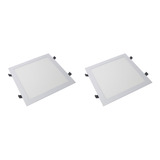 Panel Led P/embutir 30w Ledvance Luz Fria Cuadrado Pack X 2