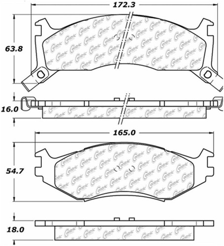 Pastillas Freno Chrysler New Yorker Dodge Spirit Caravan 95 Foto 2