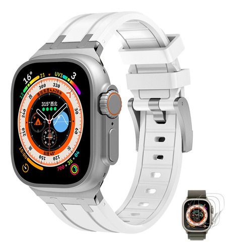 Correa Y Mica Cristal Para Apple Watch Iwatch Ultra Se 9 8 7